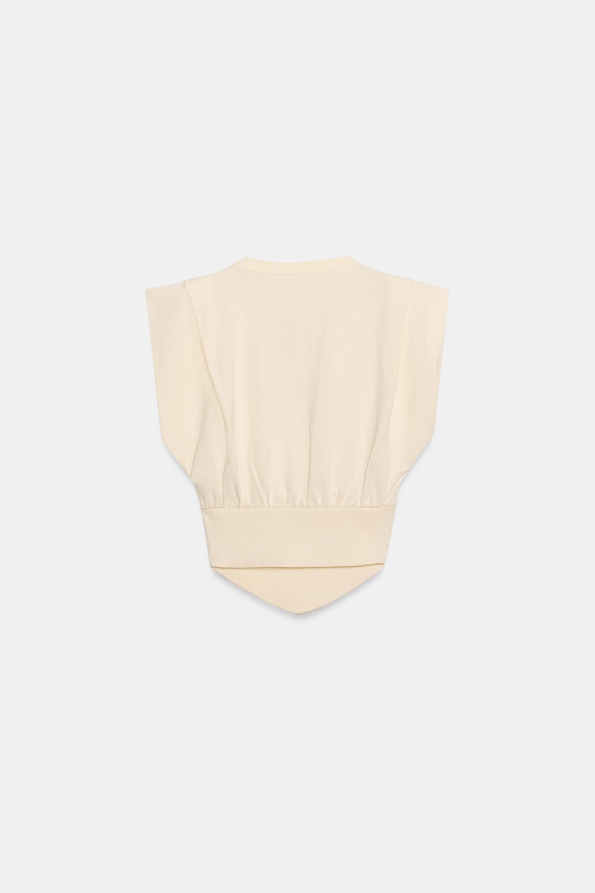RIBBED CORSET TOP